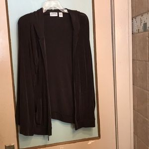 Dark brown Travelers hooded jacket